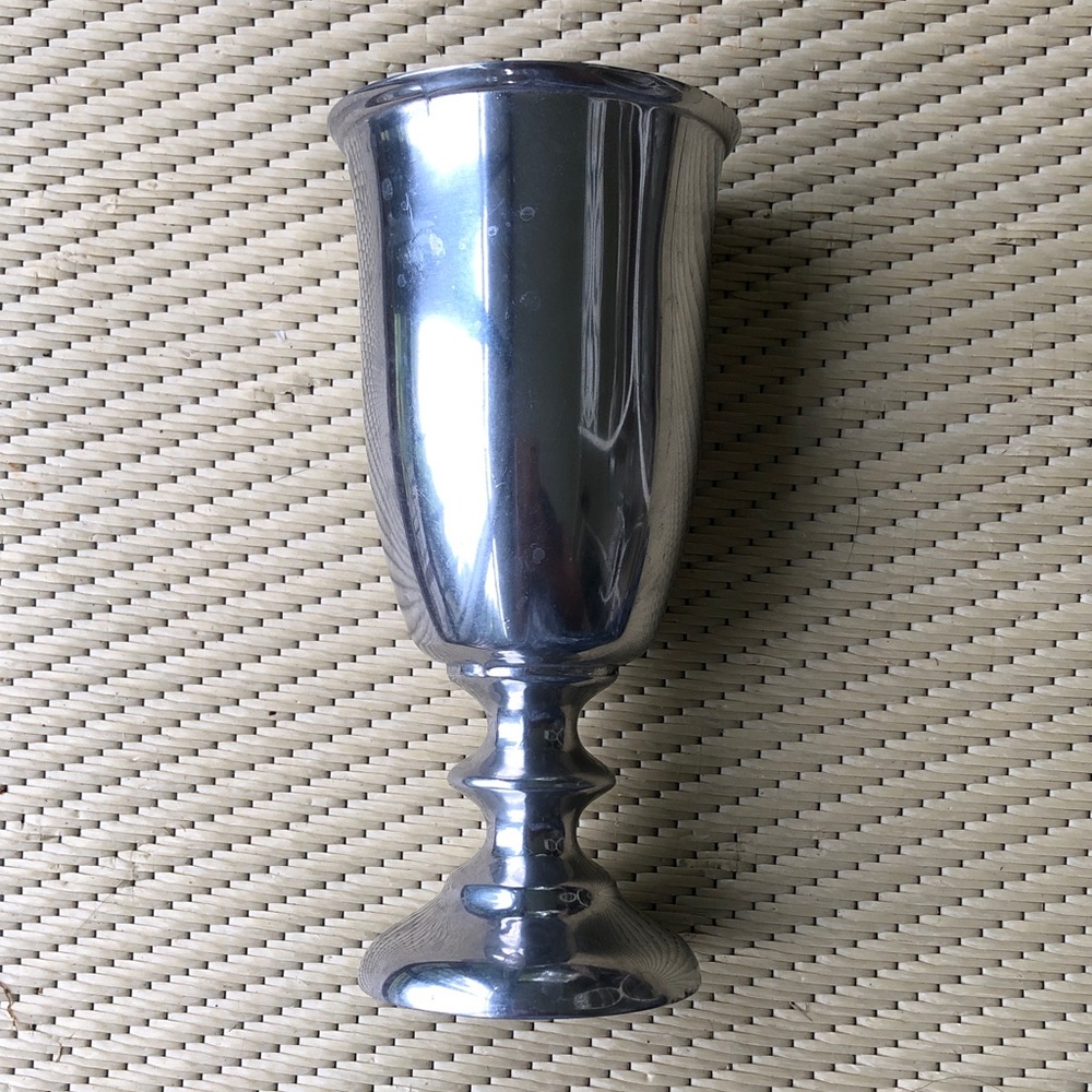 Renaissance Pewter Goblet Vintage Feast Gear Garb Medieval Ren Faire Festival